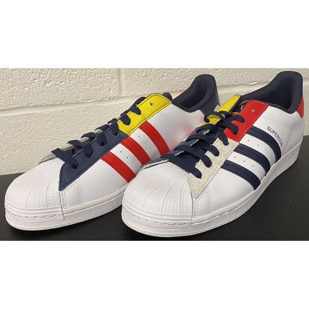 Adidas Originals Superstar Men's 13 Cloud White Legend Ink H05250 Sneakers